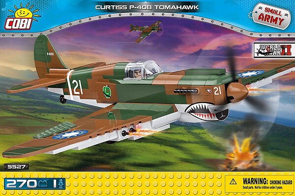Curtiss P-40B Tomahawk - myśliwiec amerykański