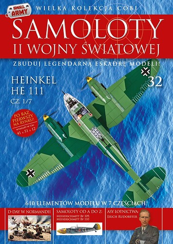 Heinkel He 111 cz.1/7  Samoloty WWII nr 32