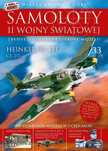Heinkel He 111 cz.2/7  Samoloty WWII nr 33