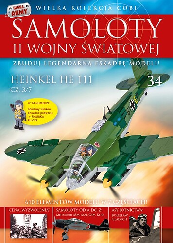 Heinkel He 111 cz.3/7  Samoloty WWII nr 34