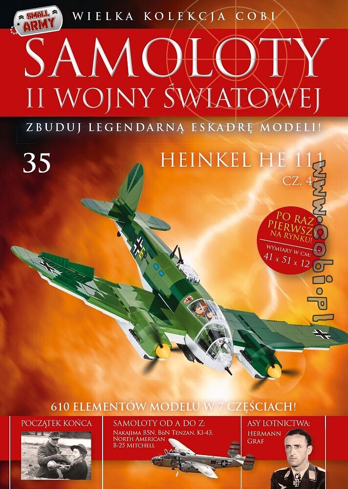 Heinkel He 111 cz.4/7  Samoloty WWII nr 35