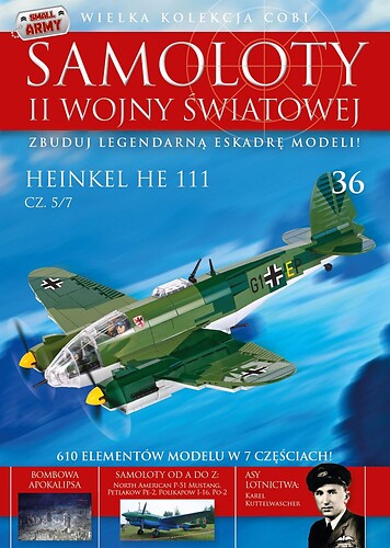 Heinkel He 111 cz.5/7  Samoloty WWII nr 36