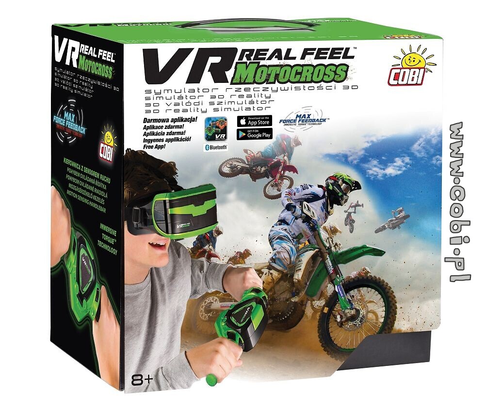Motocross - kierownica i gogle VR Real Feel