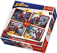 W sieci Spider- Mana Puzzle 4w1
