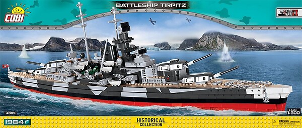 Battleship Tirpitz - niemiecki pancernik