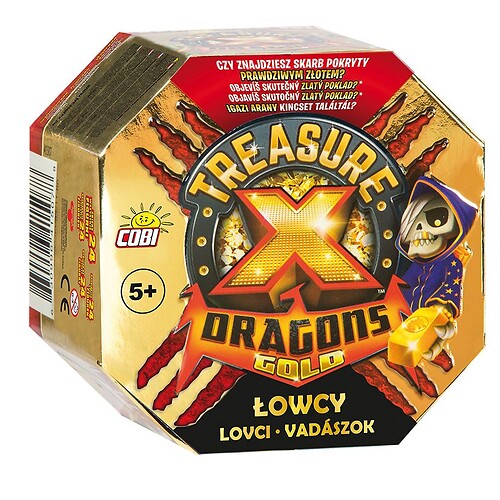 Łowca Treasure X Dragons Gold Zestaw Pojedynczy s2