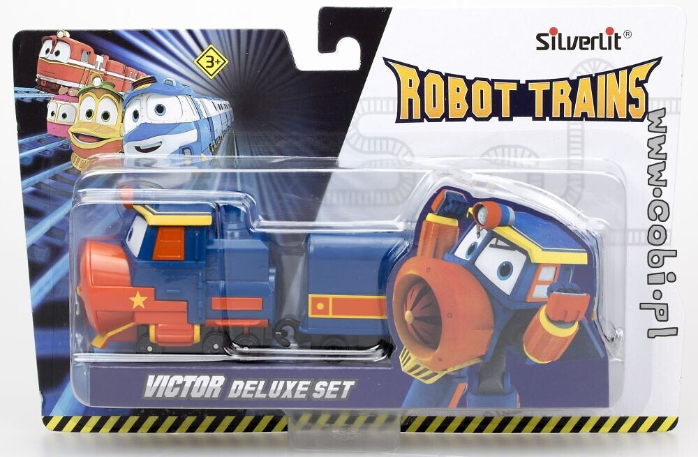 Pojazd z wagaonikami  Deluxe Wiktor Robot Trains