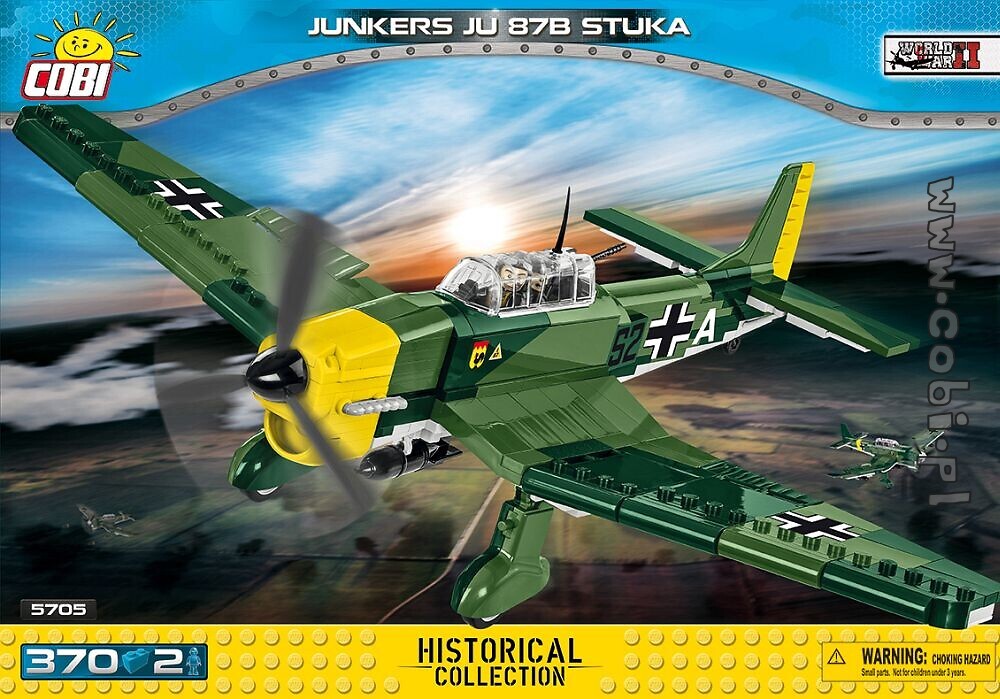 Junkers Ju 87B Stuka - niemiecki bombowiec nurkujący