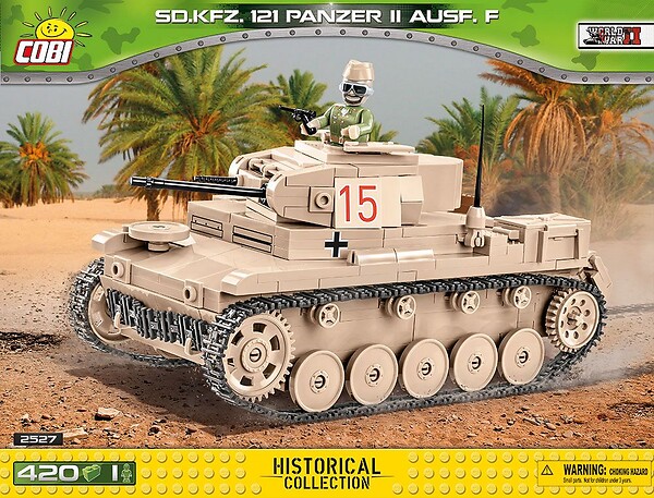 Sd.Kfz.121 Panzer II Ausf. F - niemiecki czołg lekki