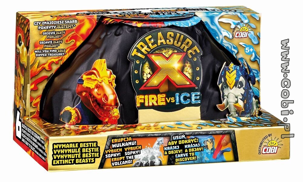 Fire vs Ice Wymarła Bestia Treasure X s4