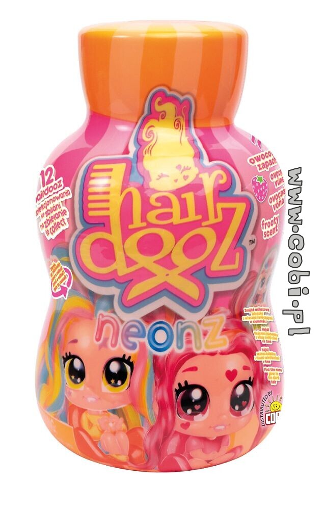 Hairdooz laleczka pojedyncza w butelce szamponu Neon S1