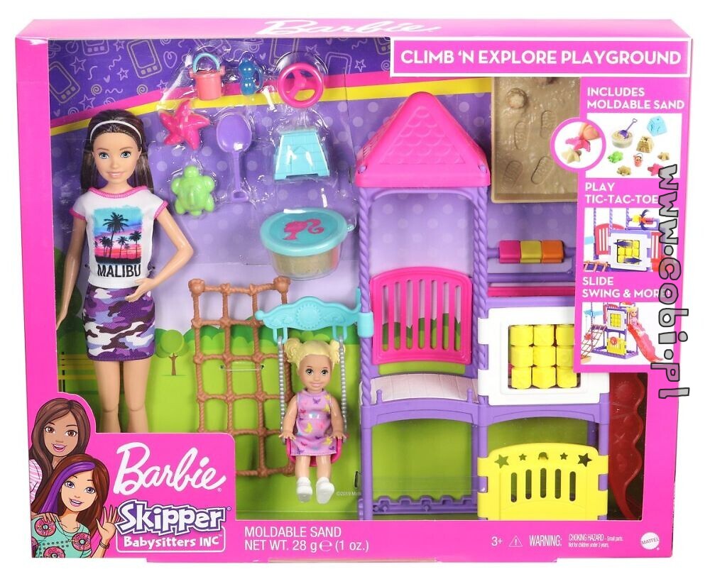 Barbie Skipper Klub Opiekunek Plac Zabaw GHV89