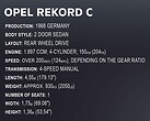 Opel Rekord C Schwarze Witwe - Edycja limitowana
