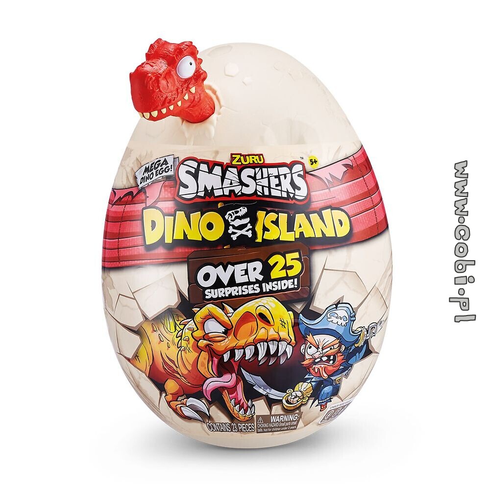 Dino Island - Mega Jajo 30 cm- Smashers