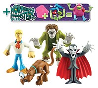 4 figurki & monster Scooby Doo