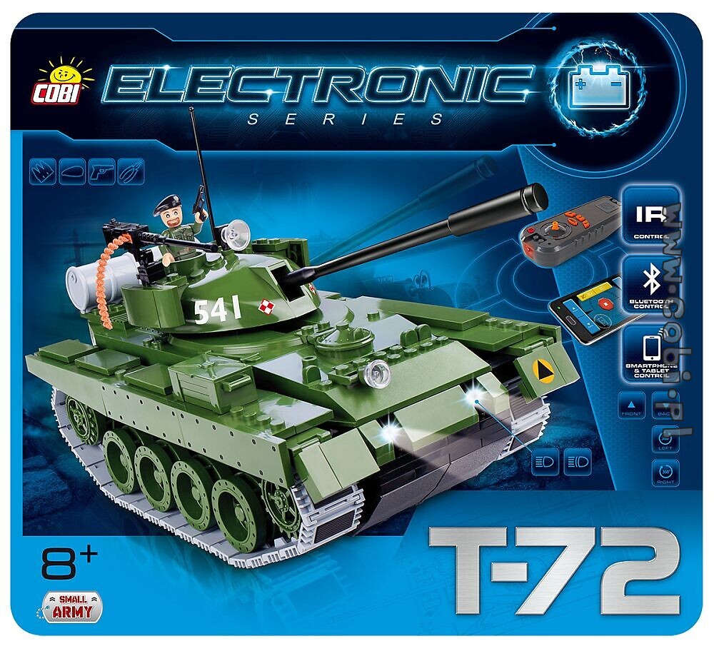 Czołg Elektroniczny T-72 v2 z bluetooth