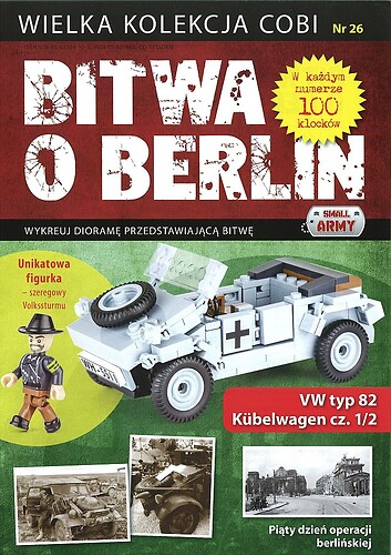 VW typ 82 Kübelwagen cz. 1/2 - Bitwa o Berlin nr 26