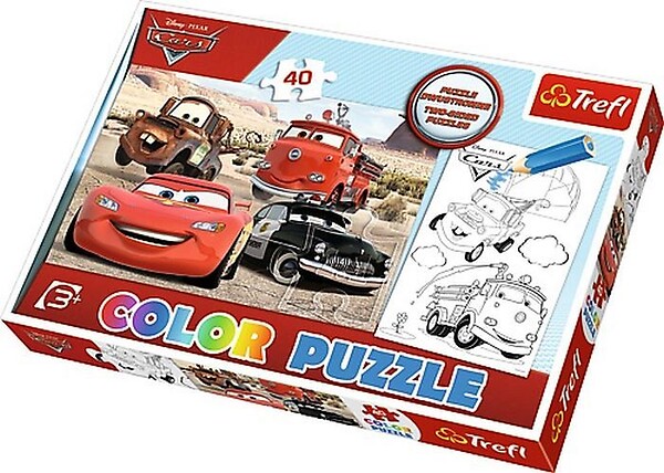 Cars - Color Puzzle 40 el.