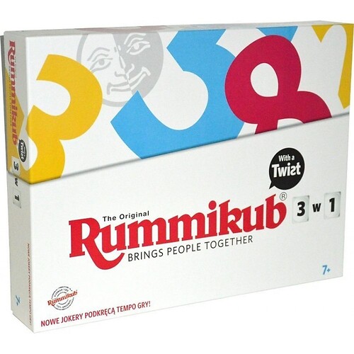 Rummikub 3w1 With a Twist