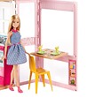 Barbie Dwupoziomowy Domek i Lalka DVV48