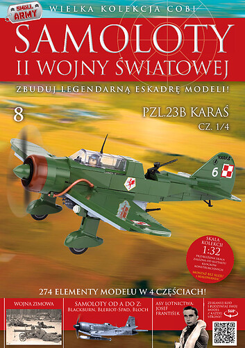 PZL. P-23B Karaś cz.1/4  Samoloty WWII nr 08