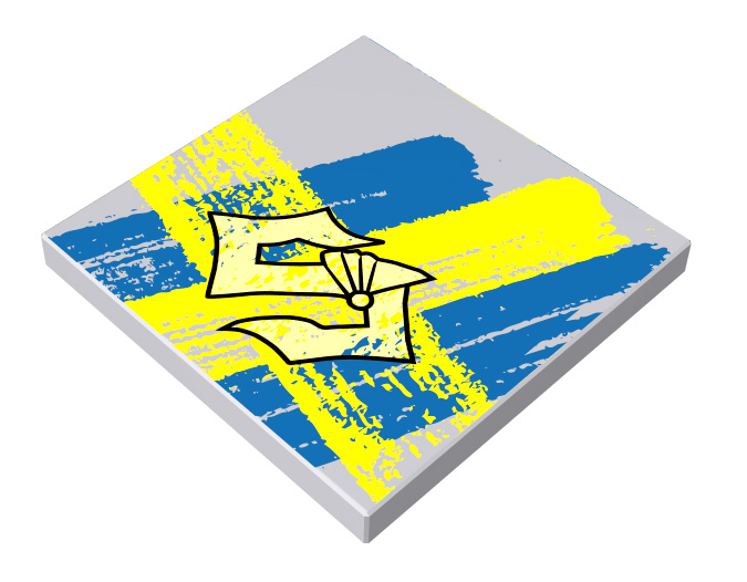 4x4 1/3 paski - f. szwedz.+logo sabaton pv/l