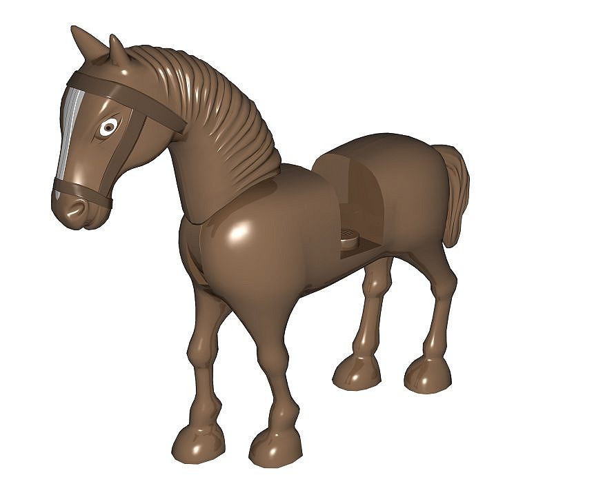 Koń, oczy i uprząż - fot. 2