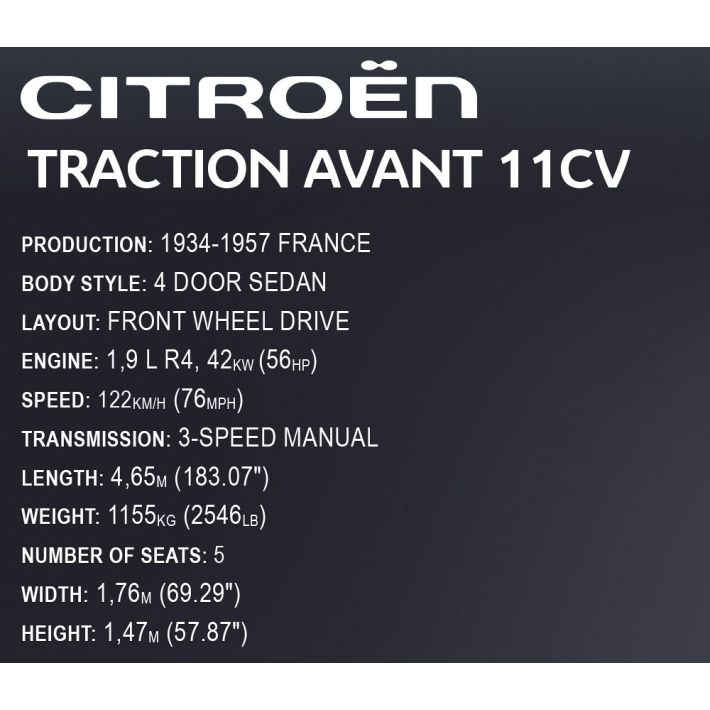 Citroen Traction Avant 11CV 1938 - Executive Edition - fot. 11