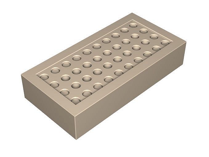 1x2 1/3 płytka - siatka