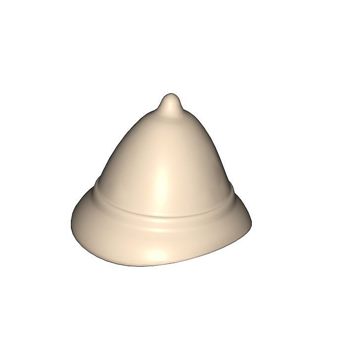 Czapka policjanta, beżowa