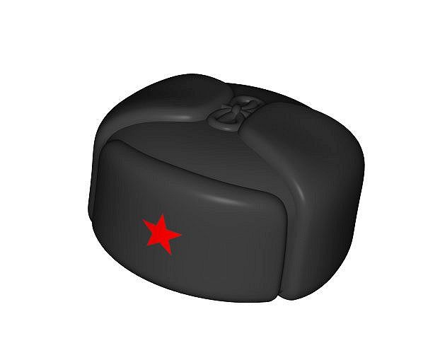 Czapka zimowa Uszatka - z gwiazdą