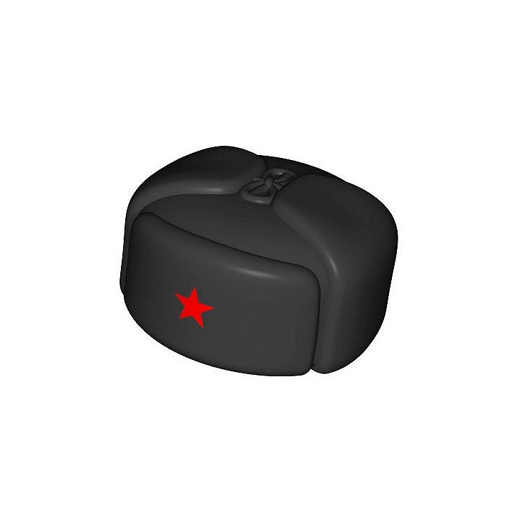 Czapka zimowa Uszatka - z gwiazdą