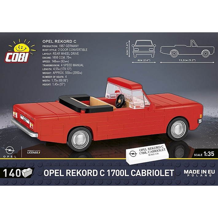 Opel Rekord C 1700 L Cabriolet - fot. 3