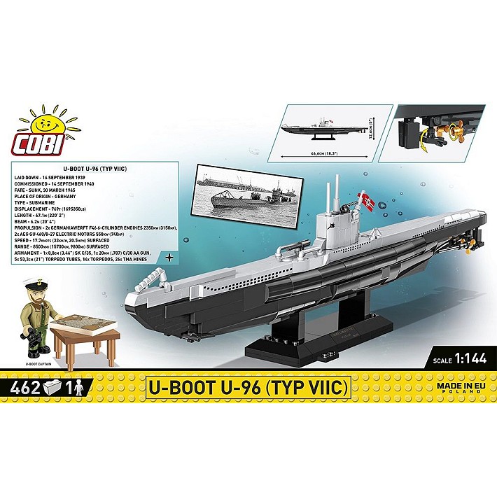 U-Boot U-96 Typ VIIC - Edycja Limitowana - fot. 3