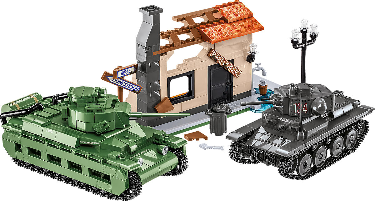 Battle of Arras 1940 Matilda II vs Panzer 38(t)