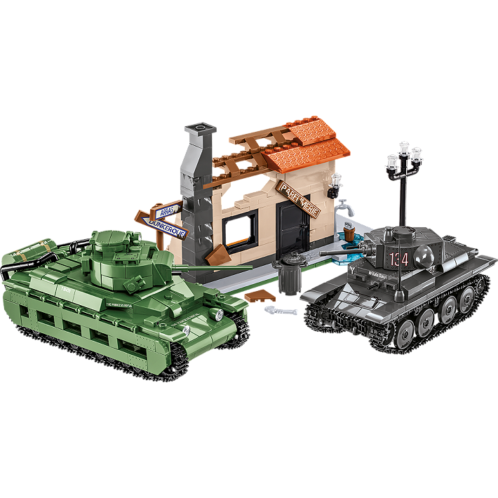 Battle of Arras 1940 Matilda II vs Panzer 38(t)