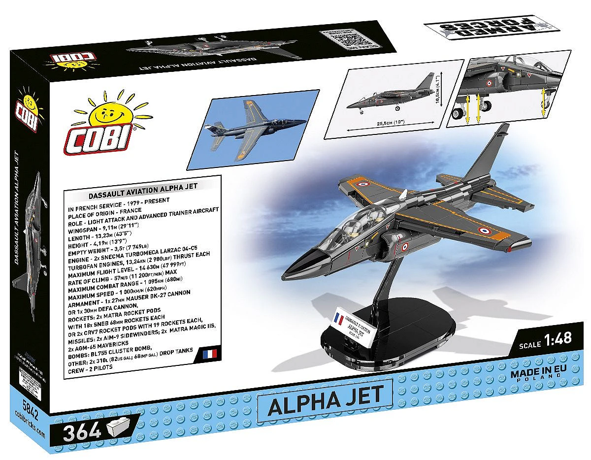 Alpha Jet (COBI-5842) / Samoloty / Militaria w sklepie cobi.pl