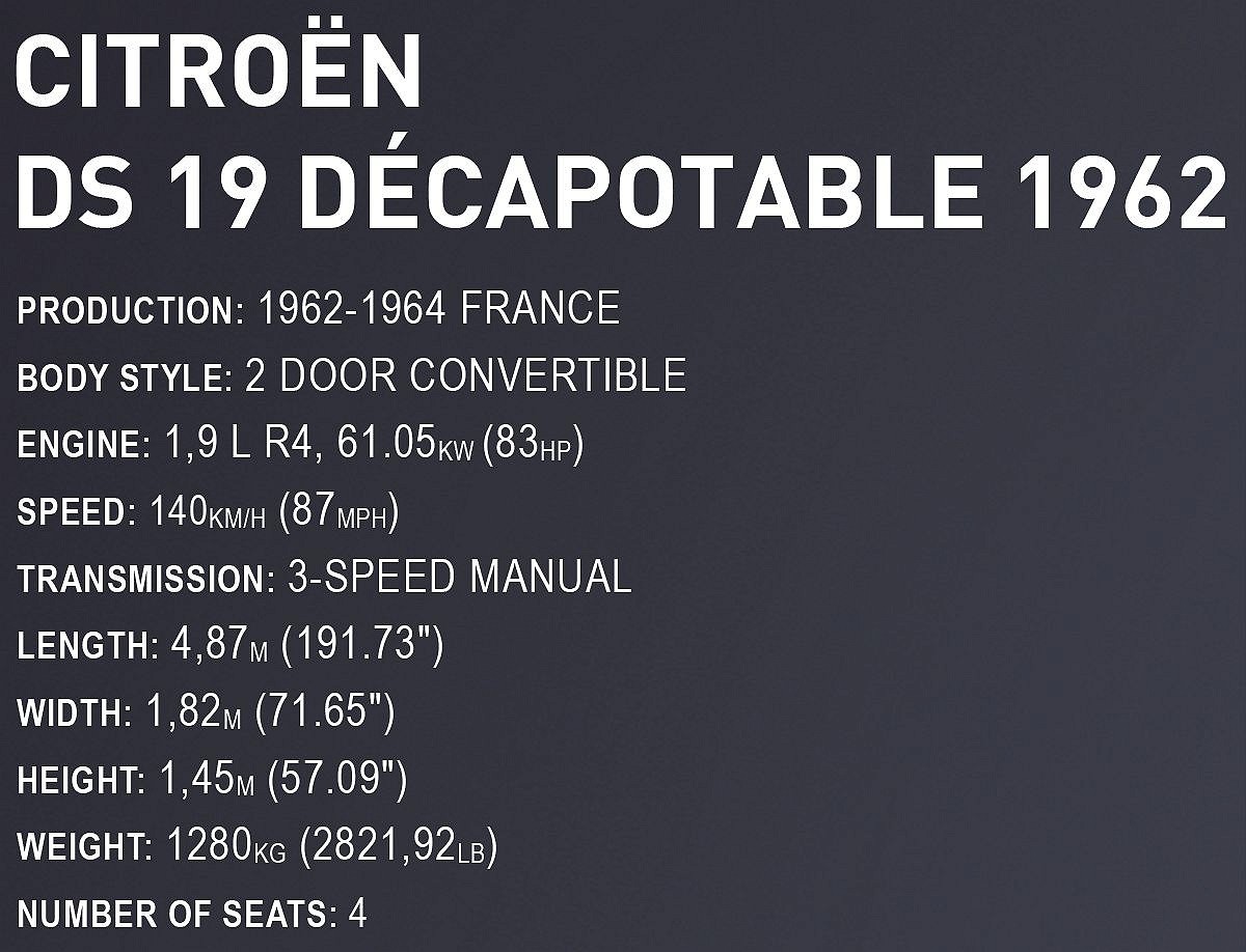Citroen DS 19 Décapotable 1962 - Executive Edition - fot. 10