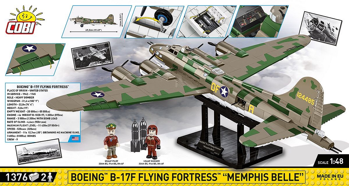 Boeing B-17F Flying Fortress "Memphis Belle" - Executive Edition - fot. 5