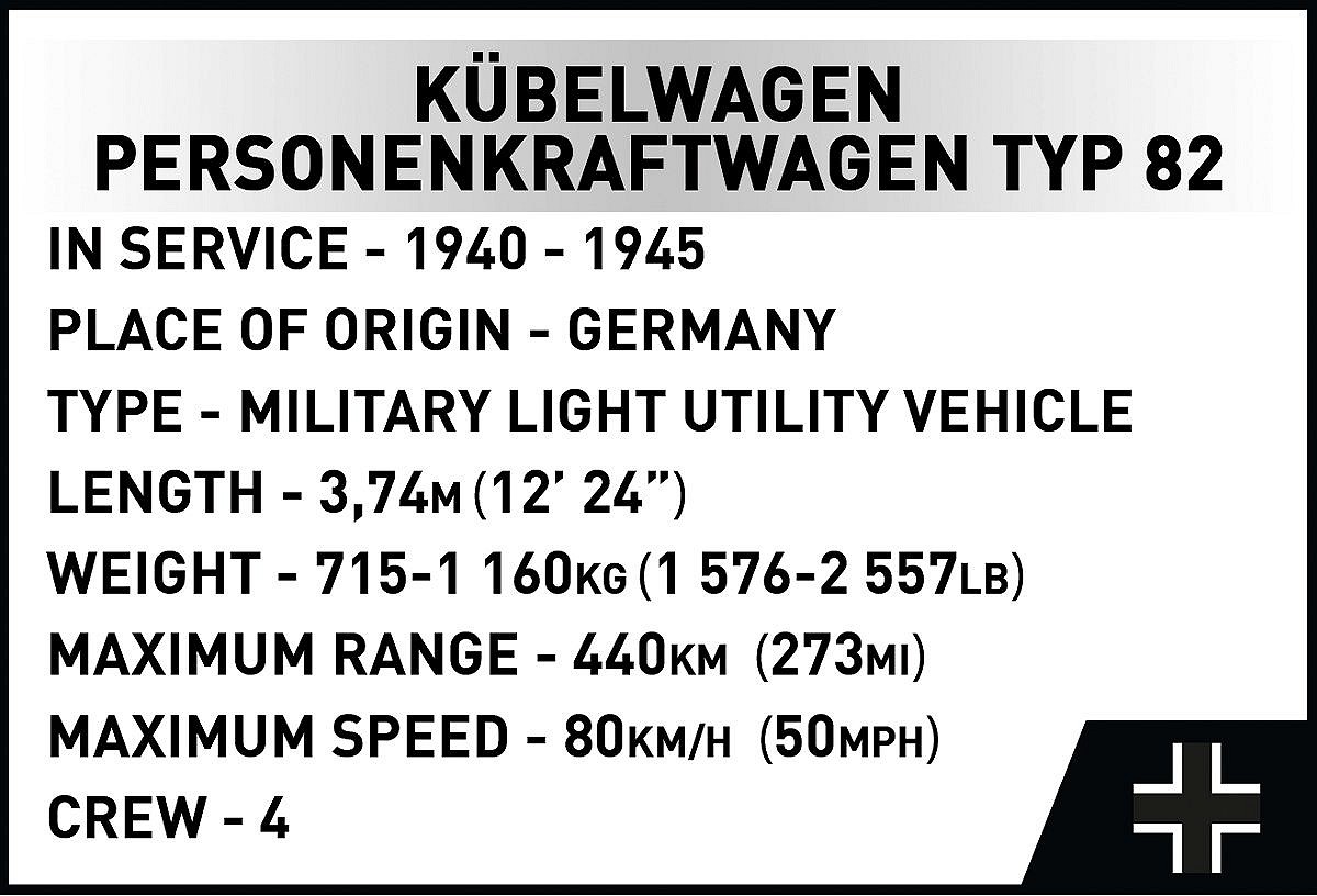 Kübelwagen  Personenkraftwagen Typ 82 - fot. 12