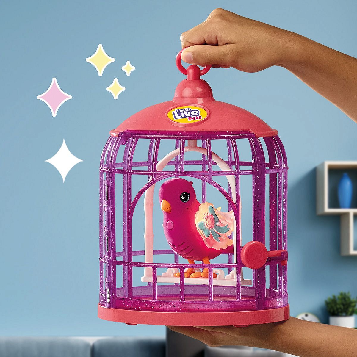 LLP Ćwierkająco mówiący ptaszek z klatką - fot. 12