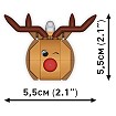 Ozdoby choinkowe - Renifer czerwononosy - fot. 5