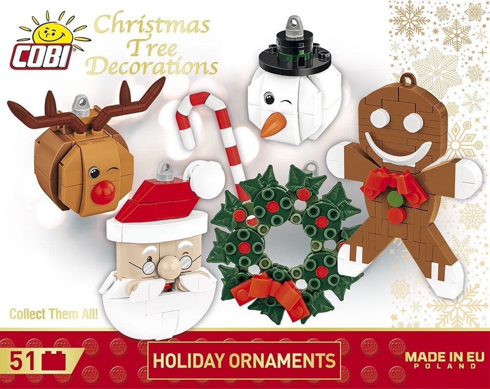Zabawki do zawieszenia na choinkę. Sprawdź propozycje od polskiej firmy COBI