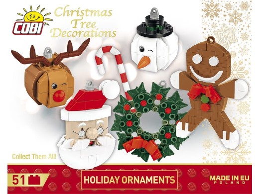 Zabawki do zawieszenia na choinkę. Sprawdź propozycje od polskiej firmy COBI