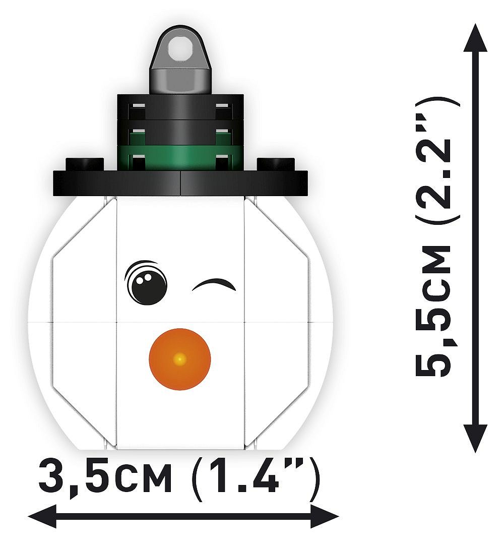 Ozdoby choinkowe - Bałwan - fot. 5