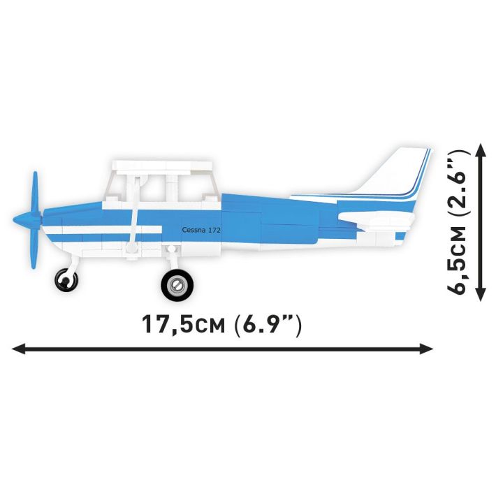 Cessna 172 Skyhawk-White-Blue - fot. 5