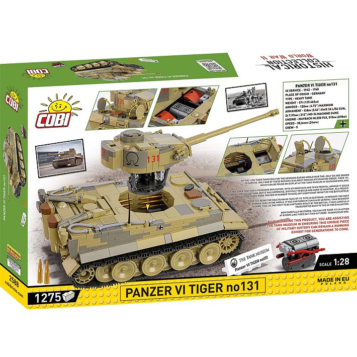 Panzer VI Tiger no131 - uszkodzone opakowanie - fot. 15
