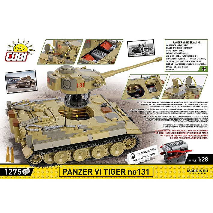 Panzer VI Tiger no131 - uszkodzone opakowanie - fot. 3