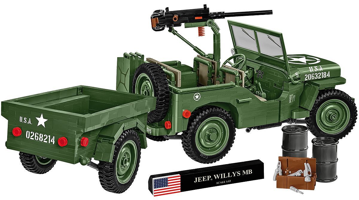 Willys MB & Trailer - Executive Edition - uszkodzone pudełko - fot. 2