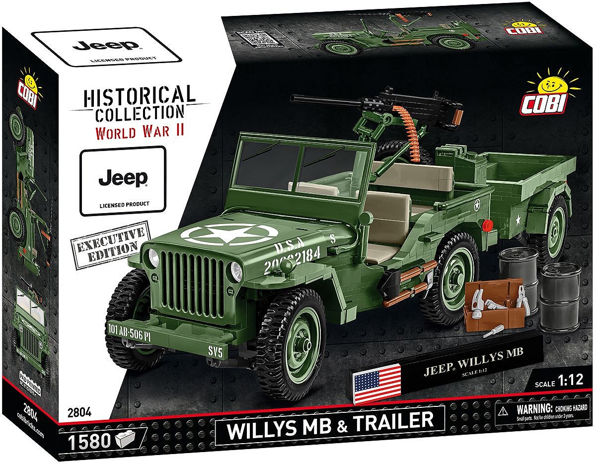 Willys MB & Trailer - Executive Edition - uszkodzone pudełko - fot. 13